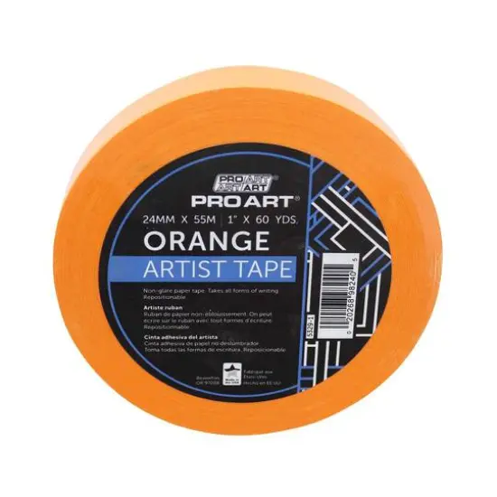 Pro Art&reg; Artist Tape, 1" x 60yd. Orange {1}