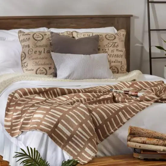 DII&reg; Stone Urban Jacquard Throw {8}