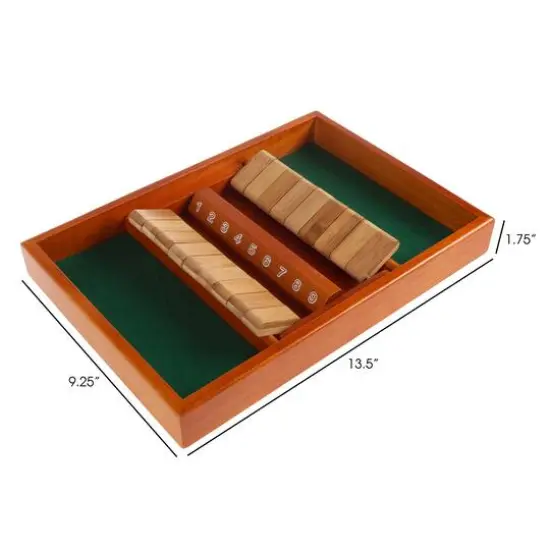 Toy Time Shut The Box Classic 9 Number Wooden Game Set {3}
