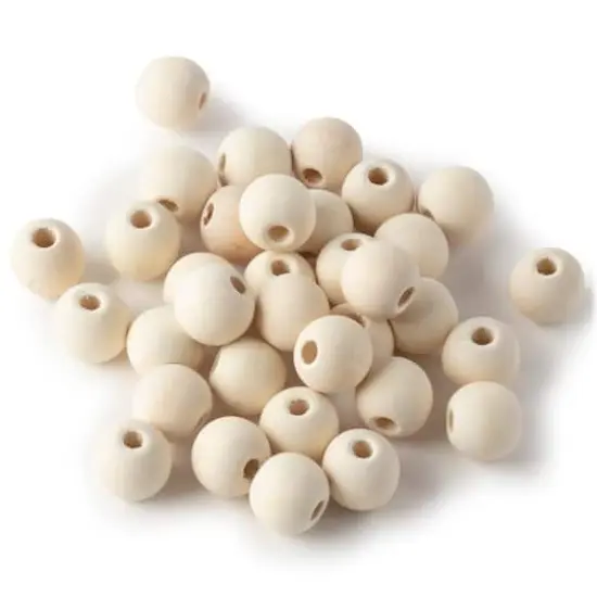 16mm Round Wood Beads, 34ct. by Make Market&reg; {1}