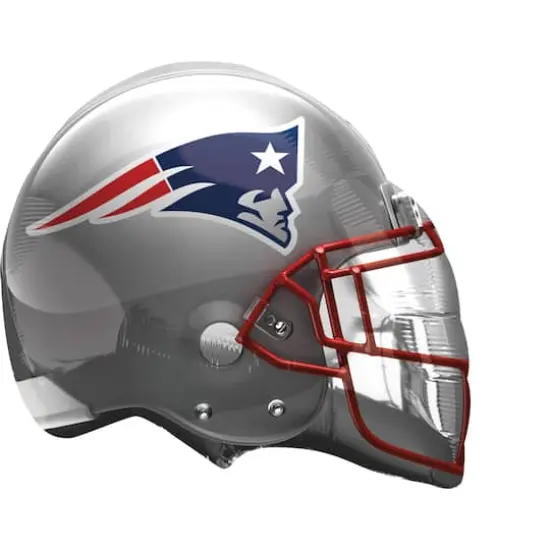 21" New England Patriots Helmet Foil Balloon {1}