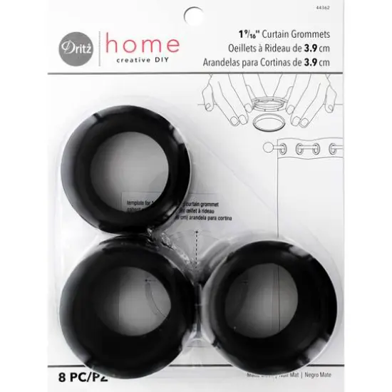 Dritz&reg; Home Curtain Grommets, 8ct. Brass {2}