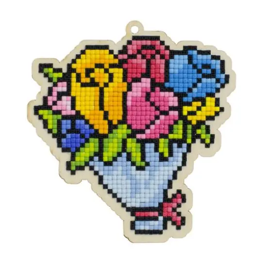 Wizardi Diamond Painting Kit Holiday Bouquet {1}