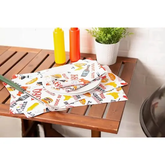 BBQ Fun Print Outdoor Napkin, 6ct. {6}