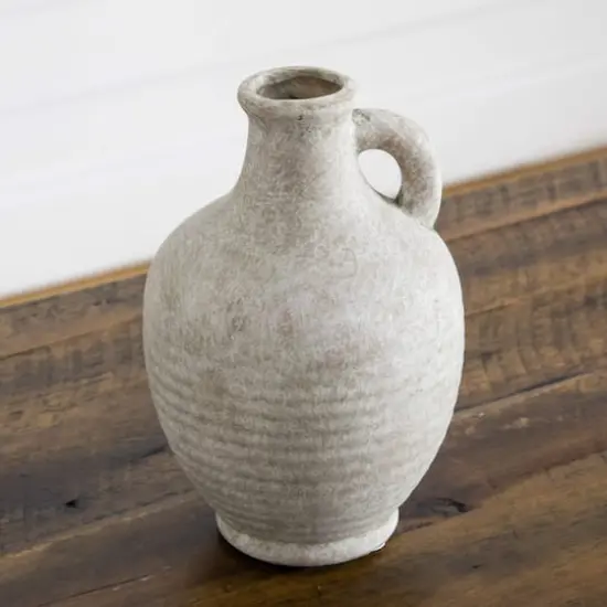 6in. Natural Ceramic Jug {4}
