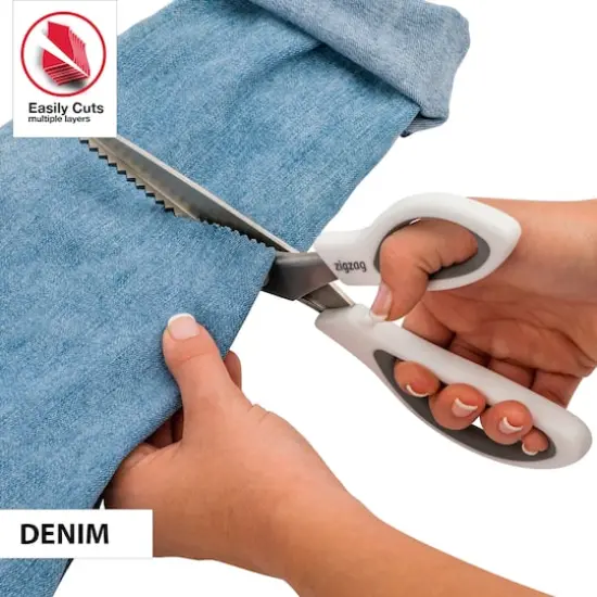 SINGER&reg; 9" Pinking Shears with Zigzag Pattern {6}