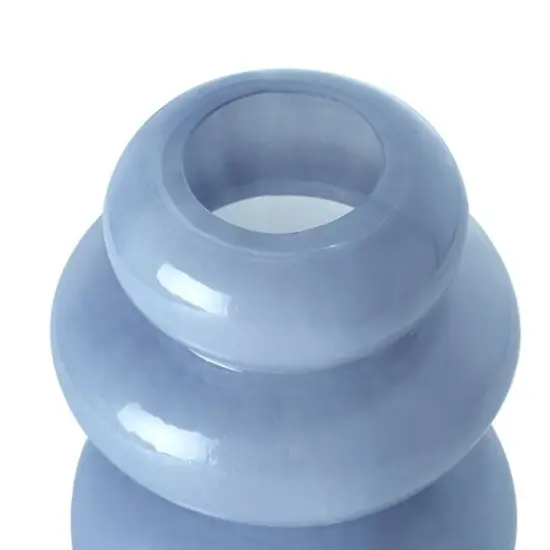 American Art Decor Foggy Blue Cairns Glass Vase Set {8}