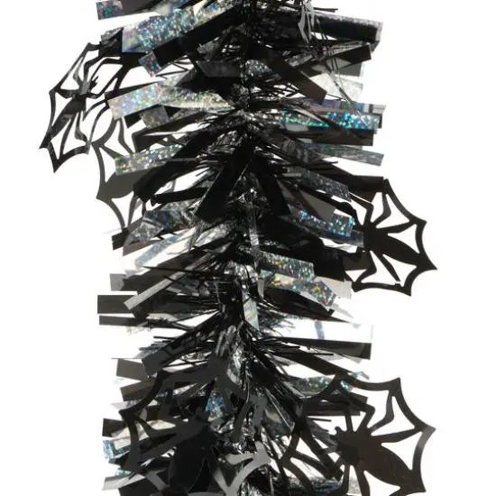 6ft. Black Spider Tinsel Garland by Ashland&reg; {3}