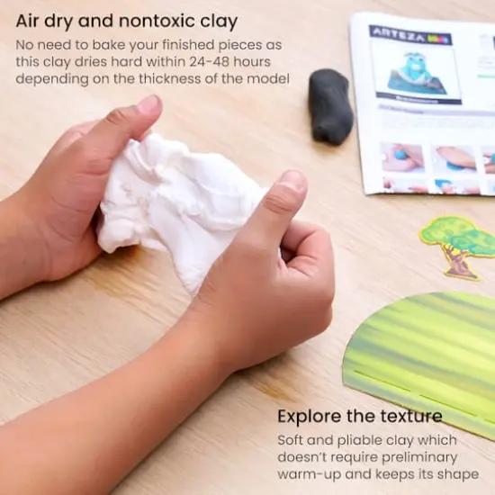 Arteza&reg; Kids Dinosaurs Small Stage Clay Kit, 74 pcs {4}