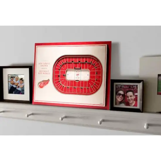 NHL 5-Layer StadiumView Wall Art Detroit Red Wings {4}