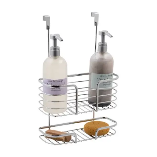 Kitchen Details Chrome 2-Tier Over the Cabinet Organizer {3}