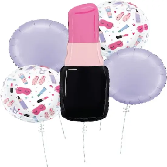 Spa Day 5-Piece Foil Balloon Bouquet {1}