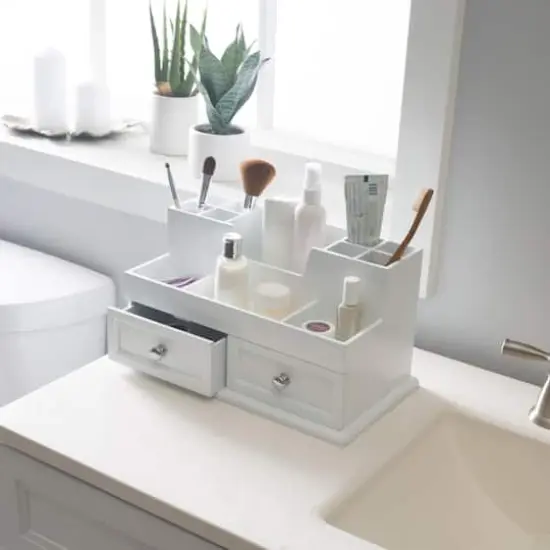 Organize It All White Accessory Organizer {8}