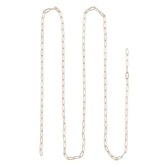 36" Paperclip Necklace Chain by Bead Landing&trade; Rose Gold {3}