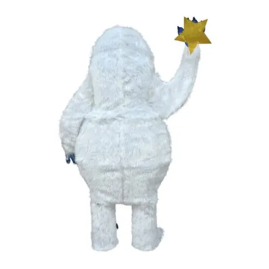 ProductWorks Rudolph 4.5ft. 3D Pre-Lit Bumble with Star Yard Art {3}