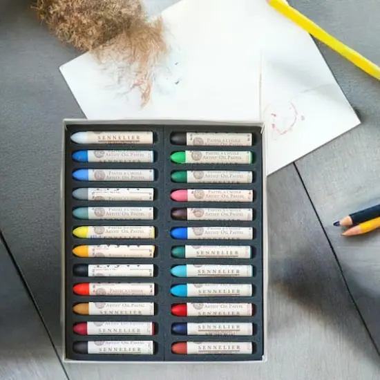 Sennelier 24 Color Oil Pastel Set {1}