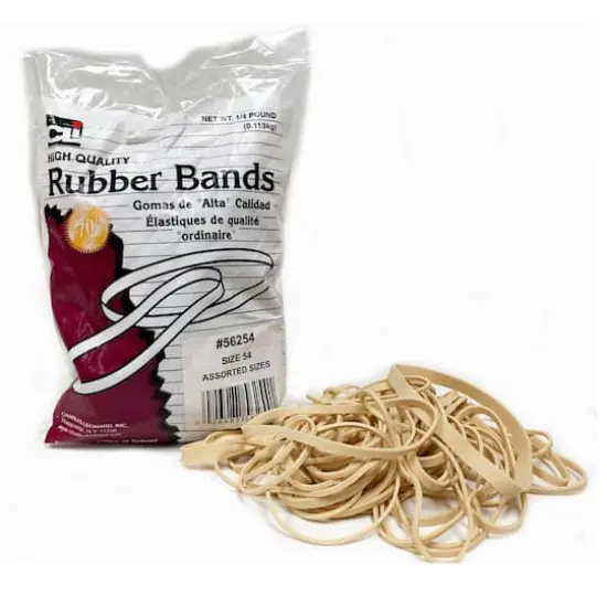 Charles Leonard Rubber Bands, 12 Bags {3}