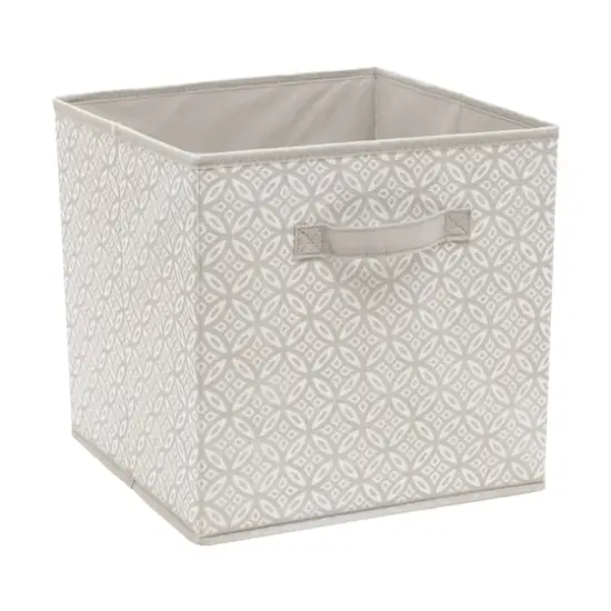 Simplify Gray Boho Collapsible Storage Cube {6}
