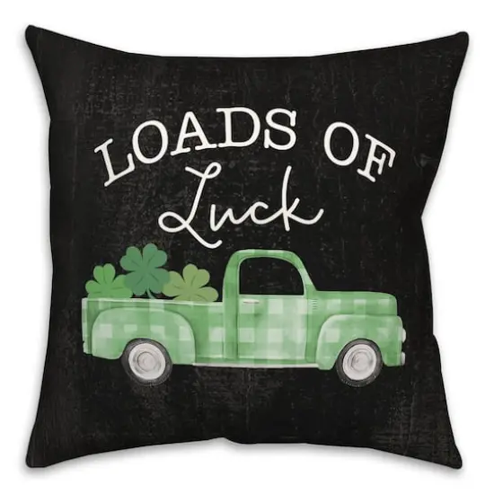 Loads Of Luck 3 18" x 18" Throw Pillow {3}