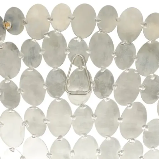 31" Silver Glam Ornamental Stainless Steel Wall D&eacute;cor {6}