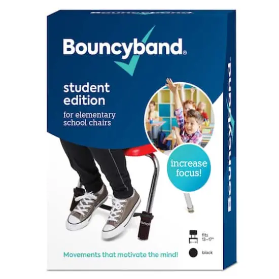 Bouncyband&reg; Black Bands for Elementary School Chair, 2ct. {4}