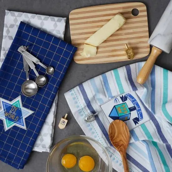 DII&reg; Assorted Hanukkah Dishtowel Set {9}