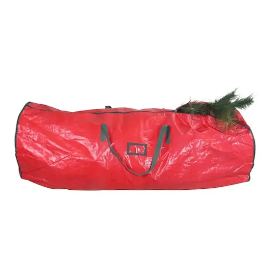 4.5ft. Red & Green Artificial Christmas Tree Storage Bag {1}