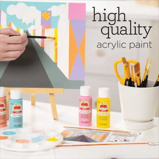 Apple Barrel&reg; Art Lessons Paint & Brush 34 Piece Set {9}