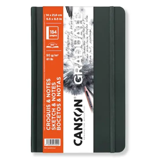 Canson&reg; 5.5" x 8.5" Graduate Sketch & Notes Book {1}