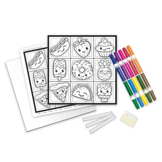 Faber-Castell&reg; Color By Number Foodie Friends Set {3}
