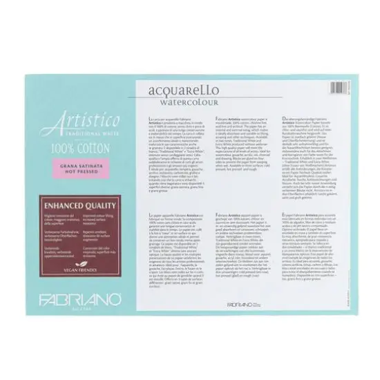 Fabriano&reg; Artistico Traditional White Hot Press Watercolor Block {4}
