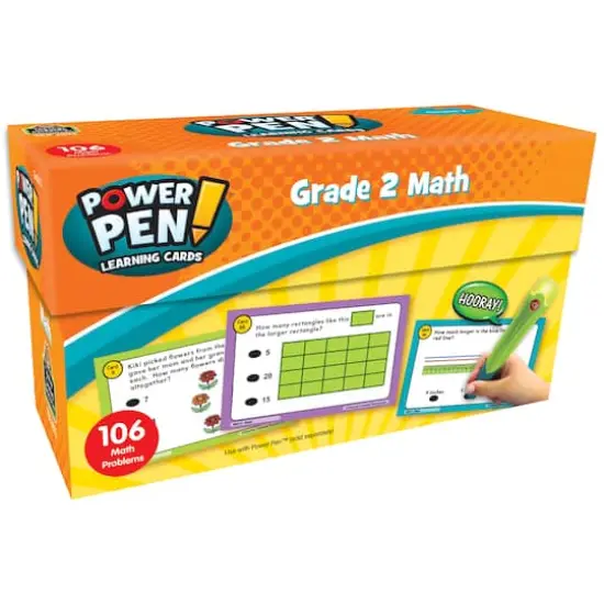 Power Pen&trade; Learning Cards, Math Grade 2 {1}