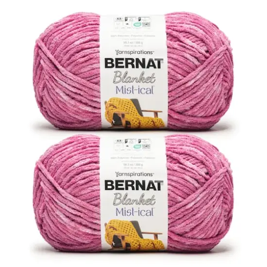 2 Pack Bernat&reg; Blanket Mist-ical&trade; Yarn Phlox {1}