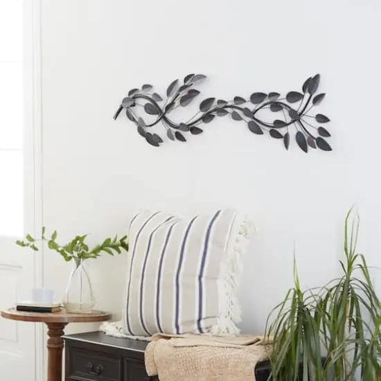 Rustic Metal Traditional Leaves Wall Decoration {4}