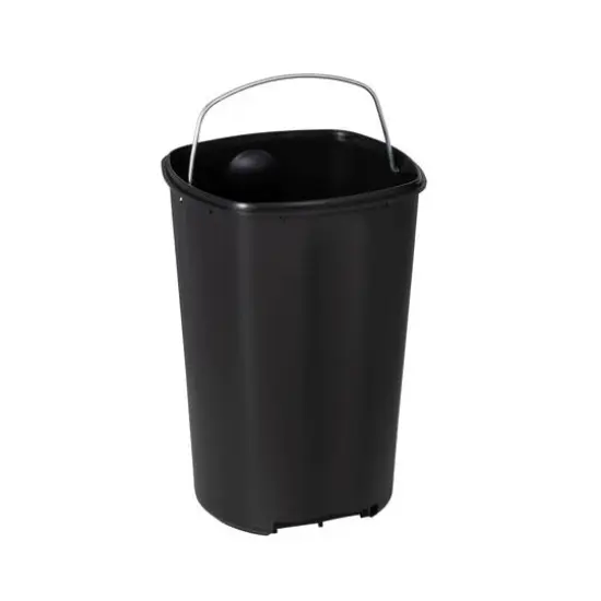 Honey Can Do 12-Liter Stainless Steel Step Trash Can {5}