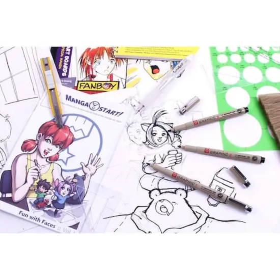 Pigma&reg; Graphic&trade; Black 3 Pen Set {6}