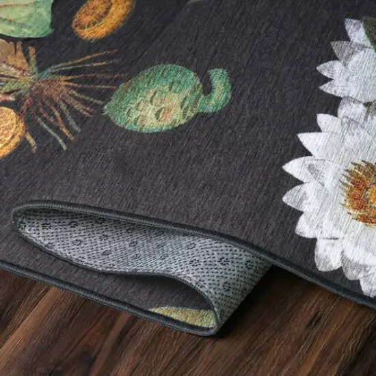 My Magic Carpet Lotus Kettle Multicolor Washable Rug - 5' x 7' {4}