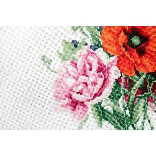 Luca-S Bouquet of Flowers Counted Cross Stitch Kit {5}
