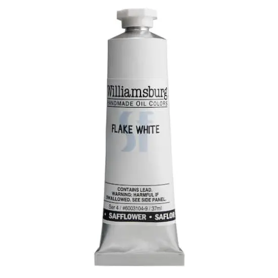 Williamsburg® Artist Oil Colors Safflower Oil, 37mL Flake White {1}