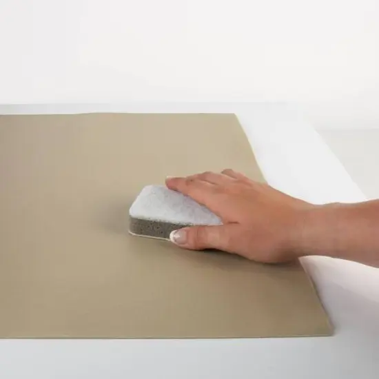 Simplify 12ft. Taupe Solid Foam Liner {7}