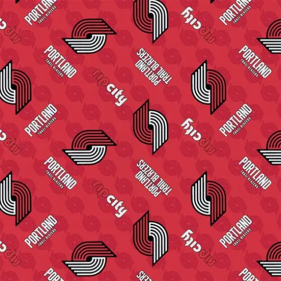 Camelot Fabrics NBA Portland Trail Blazers Cotton Precut Fabric Bundle {1}