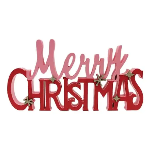 14" Die-Cut Merry Christmas Tabletop D&eacute;cor by Ashland&reg; {1}