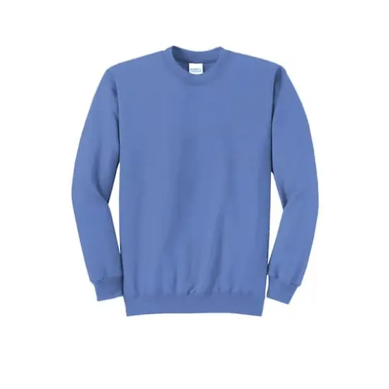 Port & Company&reg; Brights Core Fleece Crewneck Sweatshirt Carolina Blue {1}