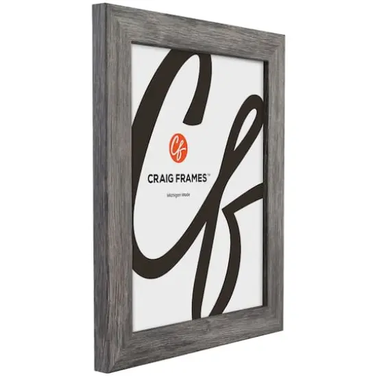 Craig Frames Bauhaus 125 Barnwood Gray Picture Frame {3}