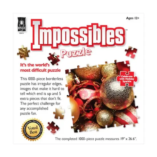Impossibles Puzzle - Celebrate with Holiday Sparkle: 1000 Pcs {4}