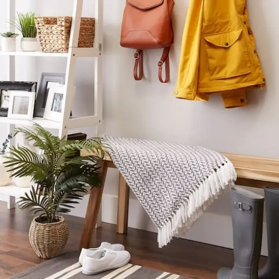 DII&reg; Gray Arrowhead Woven Throw {7}