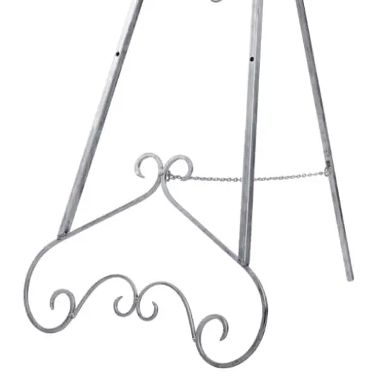 48'' Gray Iron Traditional Easel {8}