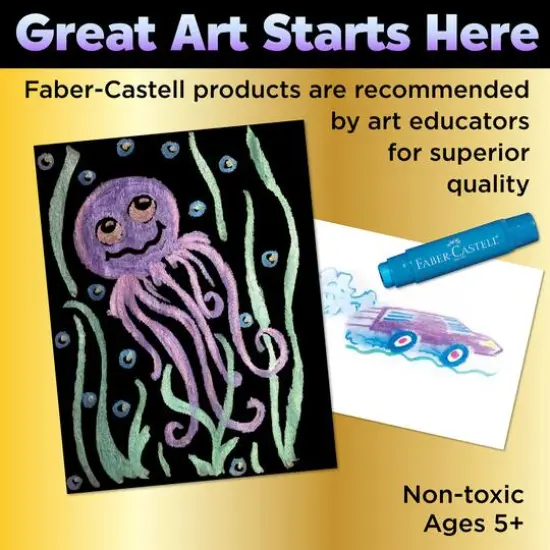 Faber-Castell&reg; 120-Piece Metallic Gel Stick School Pack {11}