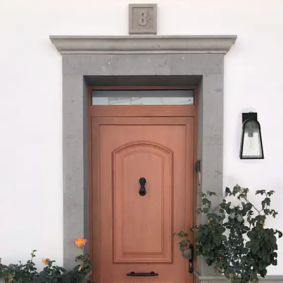 Hello Honey&reg; Robert Stevenson Lighting Revere 14" Textured Black Metal & Seedy Glass Outdoor Light {4}