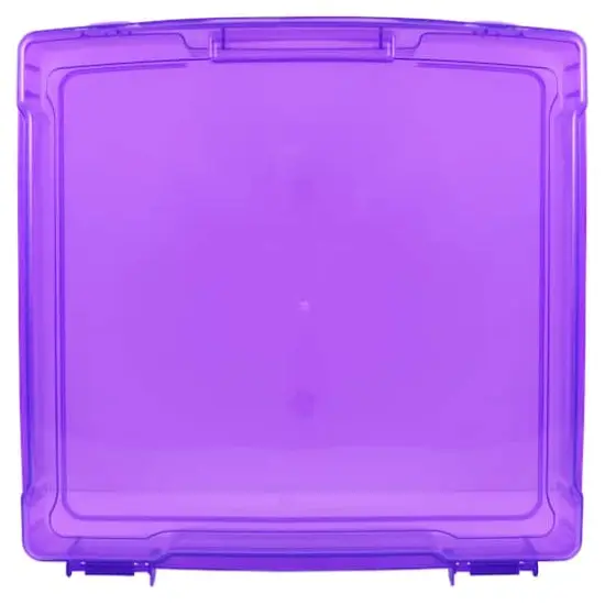 12" x 12" Purple Scrapbook Paper Case by Simply Tidy&reg; {5}